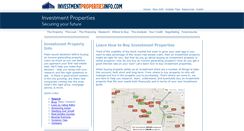 Desktop Screenshot of investmentpropertiesinfo.com